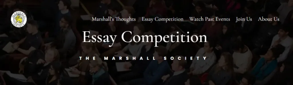 2024 marshall econ essay competition website