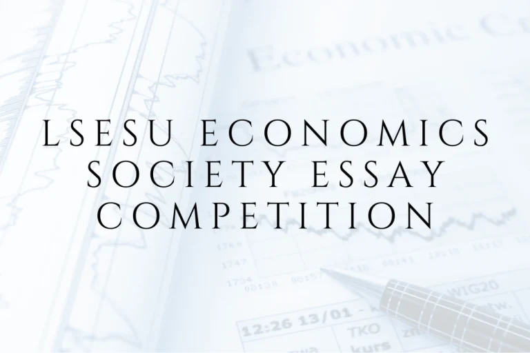 LSESU Economics Society Essay Competition