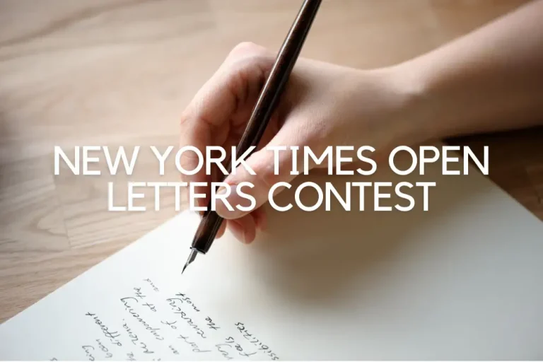 New York Times Open Letters Contest