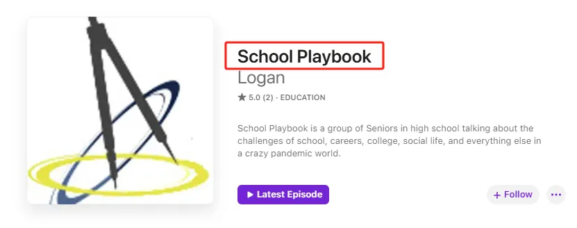 podcast School Playbook