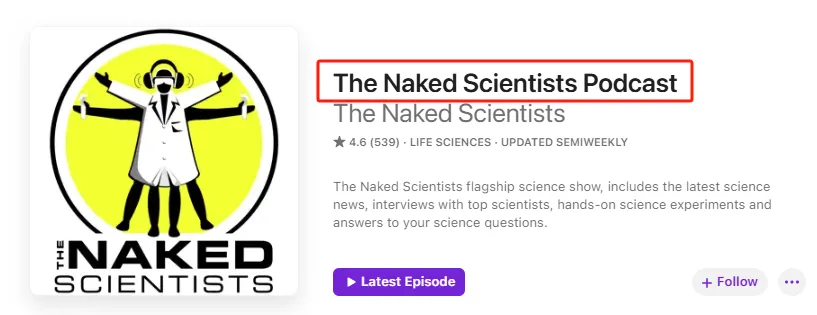 podcast The Naked Scientist