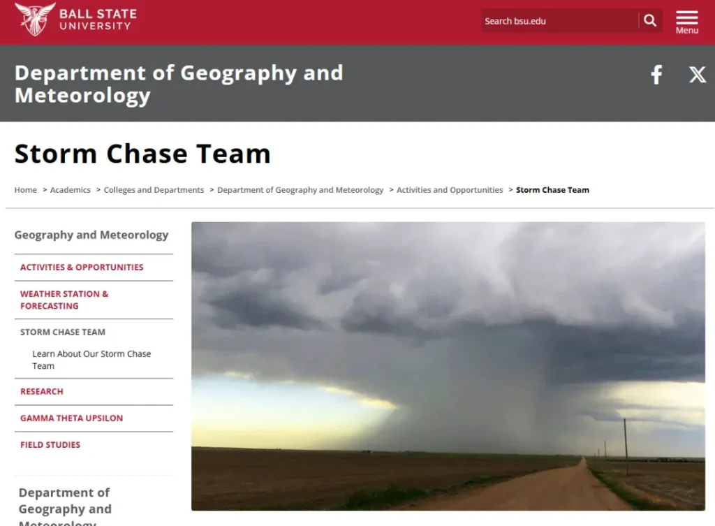 ball state university storm chase team