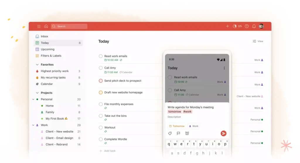 Todoist - best apps for high school students