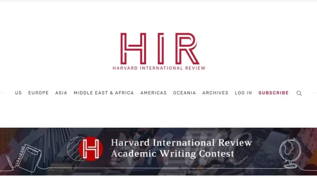 HIR Academic Writing contest